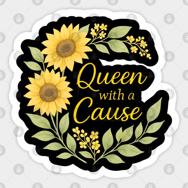 Queen With A Cause Sticker by Peter's Store 8